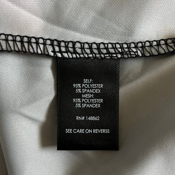 Torrid Scuba Flare Dress - Corset Back Sheer Illusion Neck Long Sleeve Floral 2X - Picture 12 of 12